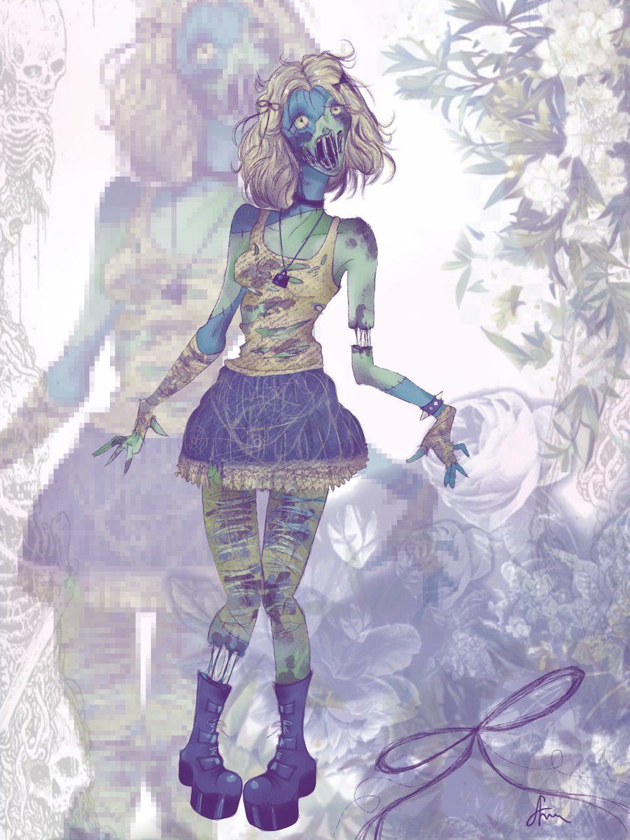 hipocriticca's tweet image. 💤Zzzombi1E3
Art by me! Inspired by palette and flowers .. 
me on ychcom: hypocriticc 
Commisions opened, NSFW is available💥🐾

tAggs: #zombie #art #DigitalArtist #ibisPaintX #ibis #palette #inspo #oc #originalcharacter #Flowers #commisionsopen