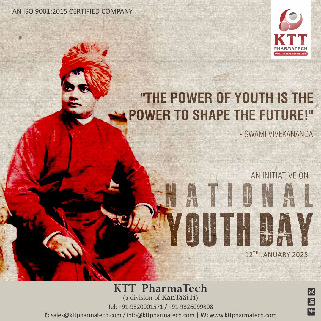 KTTPharmatech1's tweet image. On this National Youth Day, we honor the boundless energy, creativity, and potential of the youth, who are the torchbearers of progress and innovation. 
 
#kttpharmatech #manufactures #tabletingtools #tablettools #tabletpunches 

click 👇🏻
tablettoolsktt.com/products/