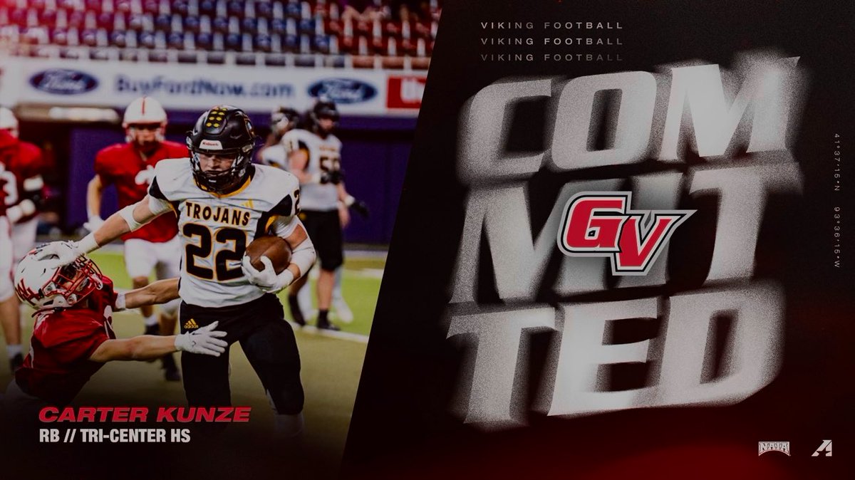 Carter Kunze (@carterk3247) on Twitter photo I’m excited to announce that I will be continuing my academic and football career at Grandview University! <a href="/GVVikingFB/">Grand View Football</a> I’m excited to announce that I will be continuing my academic and football career at Grandview University! <a href="/GVVikingFB/">Grand View Football</a>