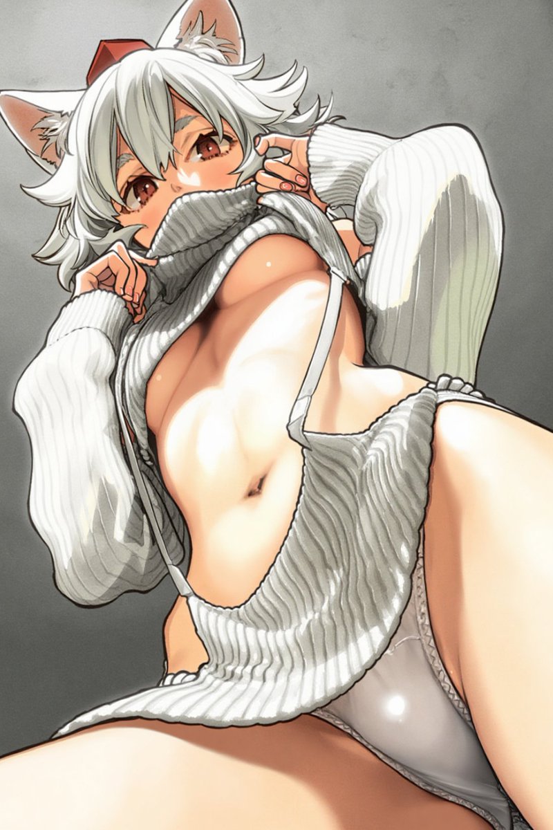 例のセーター椛
#犬走あ 