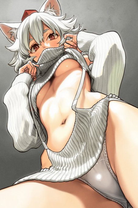 例のセーター椛
#犬走あ 