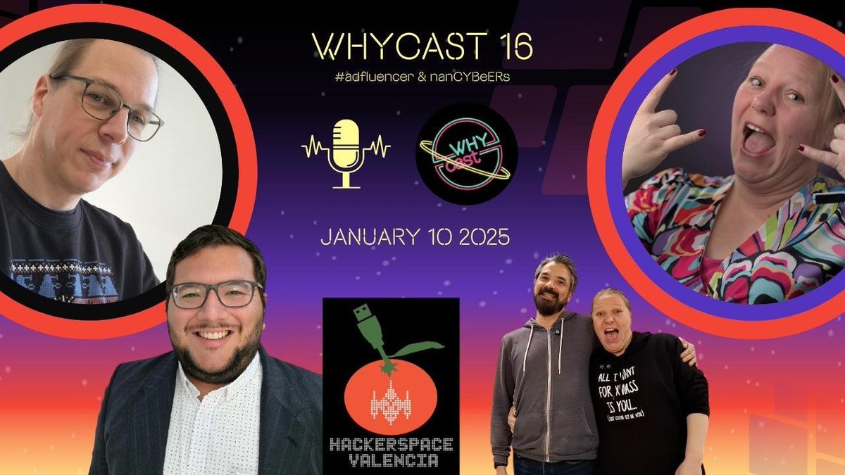 Almost 2000 KM apart, but still together ❤
If you have some January blues, listen to the sunny WHYcast episode of this week!

Thanks Hackerspace Valencia for hosting us!

(and now with the correct URL)
youtube.com/watch?v=_gaLH8…