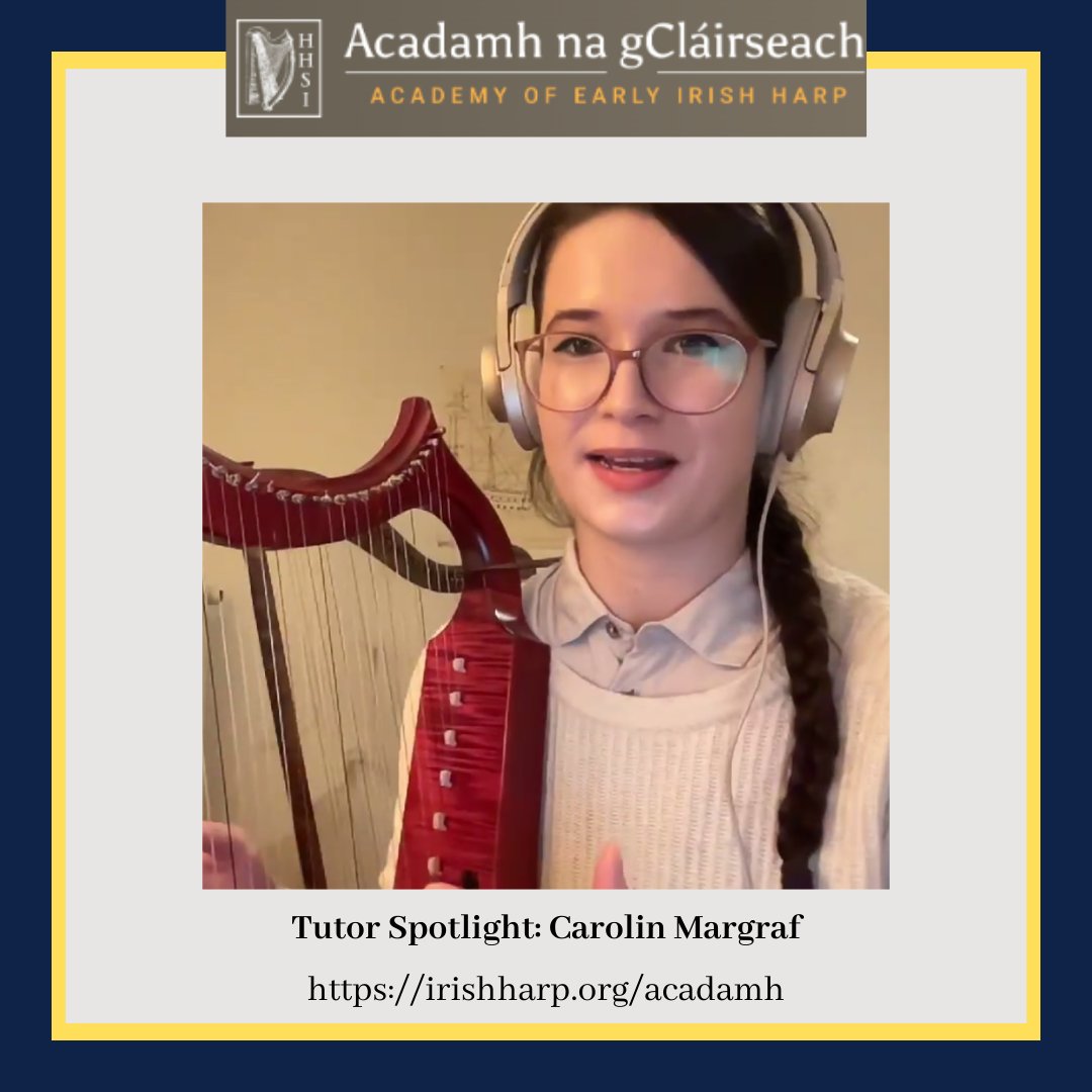 Come meet our renowned tutors at the Winter Acadamh na gCláirseach--Academy of Early Irish Harp.

EARLY BIRD PRICING still in effect until January 15, 2024.

irishharp.org/news/online-co…