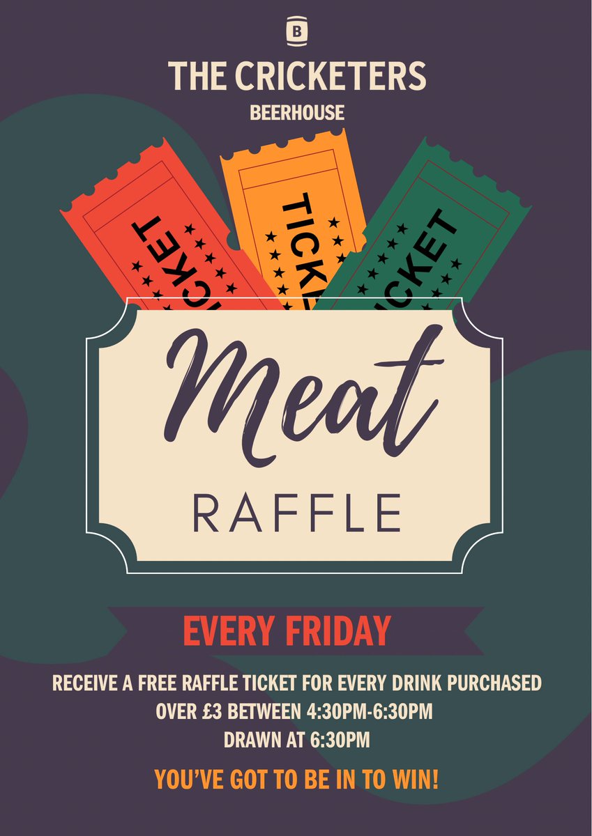 It’s that time in the week again…. MEAT RAFFLE!!! Got to be in to win!