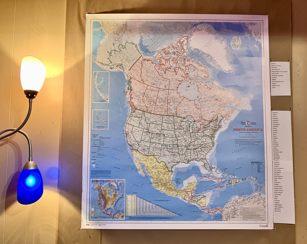 jump_creative's tweet image. We’re incredibly thankful for our amazing customers across the U.S. and Canada! Your support fuels our small family-run business. We’ve added a North America map in our studio to pin your locations, a tribute to the wonderful community that makes our journey possible. 💙