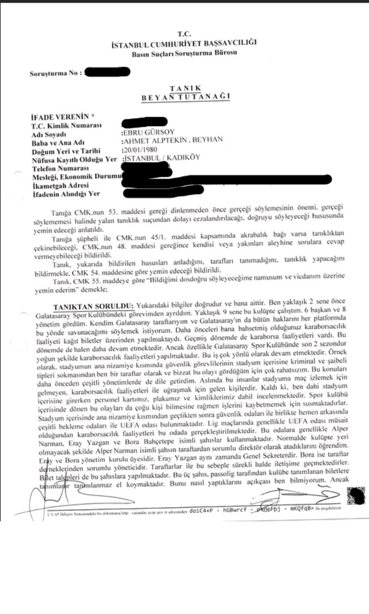 İfadeler ve gerçekler malum camianın haksız şekilde gelir elde ettiği ortaya çıkmıştır..

Galatasaraya soruşturma açılmalı, lig iptal edilmeli, malum takım küme düşürülmeli ‼️