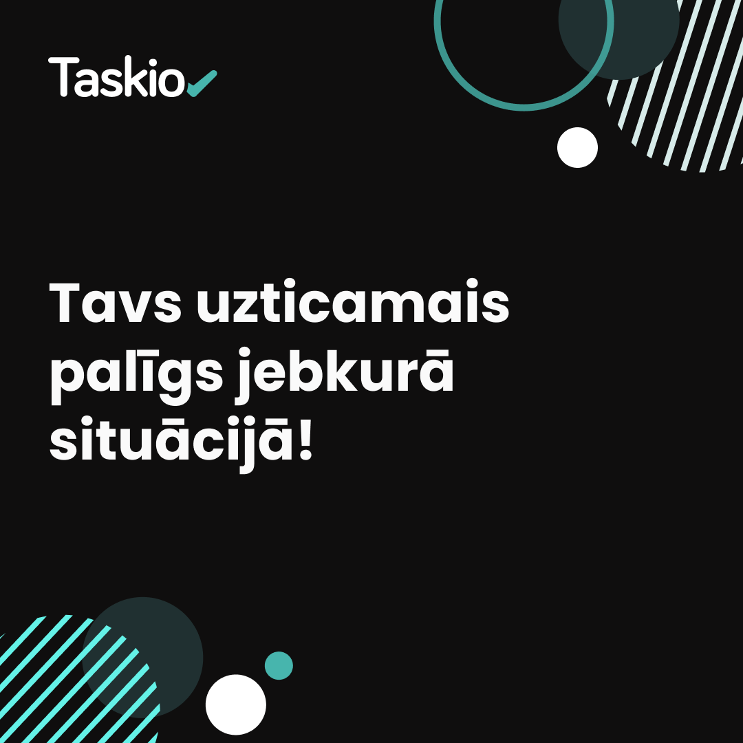 TaskioLV's tweet photo. Taskio – tavs balsts jebkurā situācijā! 🌈

Mūsu platformā atradīsi palīdzīgas rokas neatkarīgi no problēmas rakstura.

Ir uzdevums? Būs izpildītājs
📲 GooglePlay https://t.co/vgcuoofvjh
📲 AppStore https://t.co/7XDxt6crfc
💻 Tiešsaistē https://t.co/h7ihP0gPHg

#Taskio #Uzdevumi https://t.co/YT8aTUGhnH