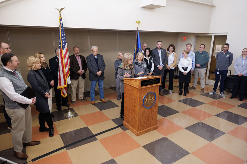 Rural revitalization was the topic of discussion for Thursday's press conference at the Pennsyvania Farm Show.

<a href="/SenJudySchwank/">Sen. Judy Schwank</a> - who spoke at the event - has been a longtime champion of agricultural issues in the Pennsylvania Senate.