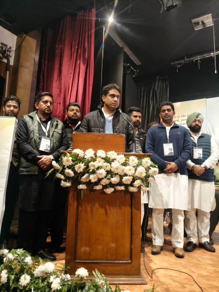 UdayBhanuIYC's tweet photo. The legacy of Sardar Manmohan Singh will forever be etched in the hearts of Indians, transcending generations of leaders.
I'm deeply honored to have addressed the #DeshDeManmohan event in Amritsar, organized by Punjab Youth Congress, paying tribute to this iconic leader.
His remarkable achievements have left an indelible mark on our nation's history. @IYCPunjab
