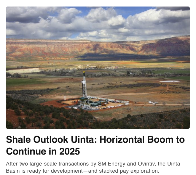 Seems like I am hearing about the #Uinta Basin at least daily now. <a href="/hartenergy/">Hart Energy</a>