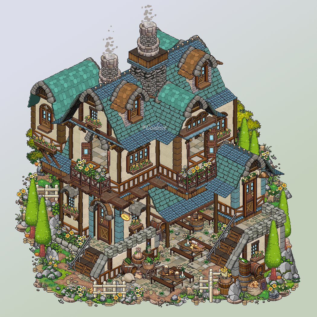 Fantasy Medieval Inn ⚔️🍺
Built on <a href="/habboxfrance/">Habbox</a> 
#retrobuilds