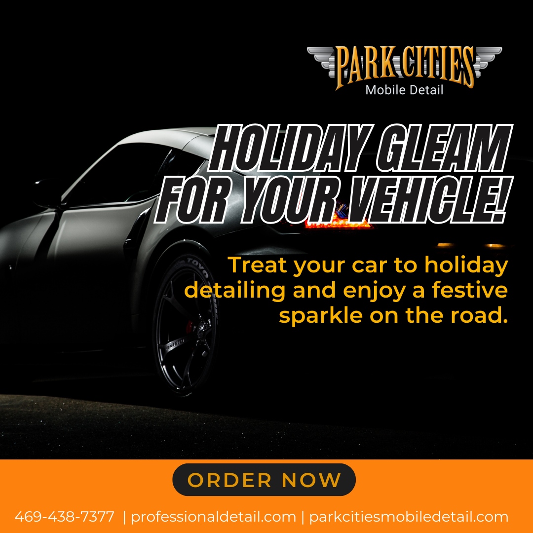 RoderickMosley's tweet image. Bring the holiday cheer to your car with a sparkling clean look. Our expert detailing services ensure your vehicle is road-ready and picture-perfect. 

Celebrate the season with a ride that truly stands out.