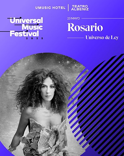 El 23 de mayo segunda fecha de <a href="/rosarioficial/">Rosario Flores</a> en el <a href="/UMusicFestival/">Universal Music Fest</a> de Madrid, info:conciertospormadrid.com/conciertos-des…