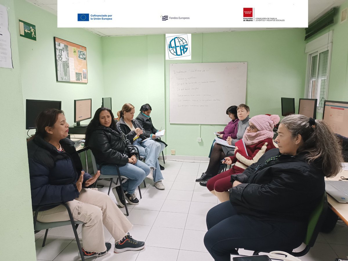 iceas_ong's tweet photo. #ItinerariosEmpleo 💼
#Dinámica "Háblame de ti" 💬:
La importancia del autoreconocimiento.

#RolePlay 
#Presentación 🗣️
#ComunicaciónVerbalYNoVerbal 
#Fortalezas #RefuerzoPositivo

#ProyectoEmpleo #ConBuenPIE 💼
#CentroCaracol #Orcasur https://t.co/sI5NLDbjfo