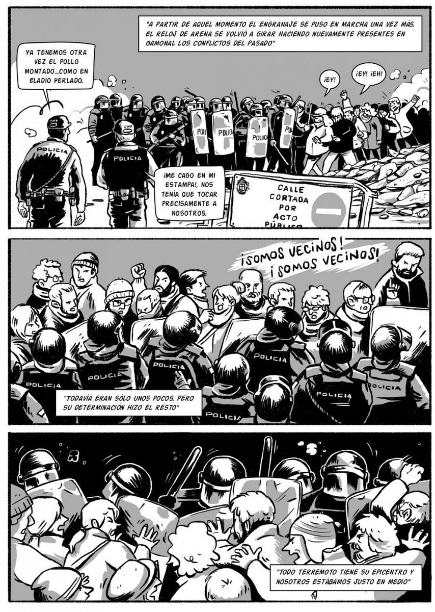 Se cumple el XI aniversario de las protestas del barrio de Gamonal frente a la construcción de aquel bulevar. Un conflicto vecinal histórico que convirtió a <a href="/BarrioDeGamonal/">Gamonal</a> en ejemplo de lucha y solidaridad: gamonalnovelagrafica.net