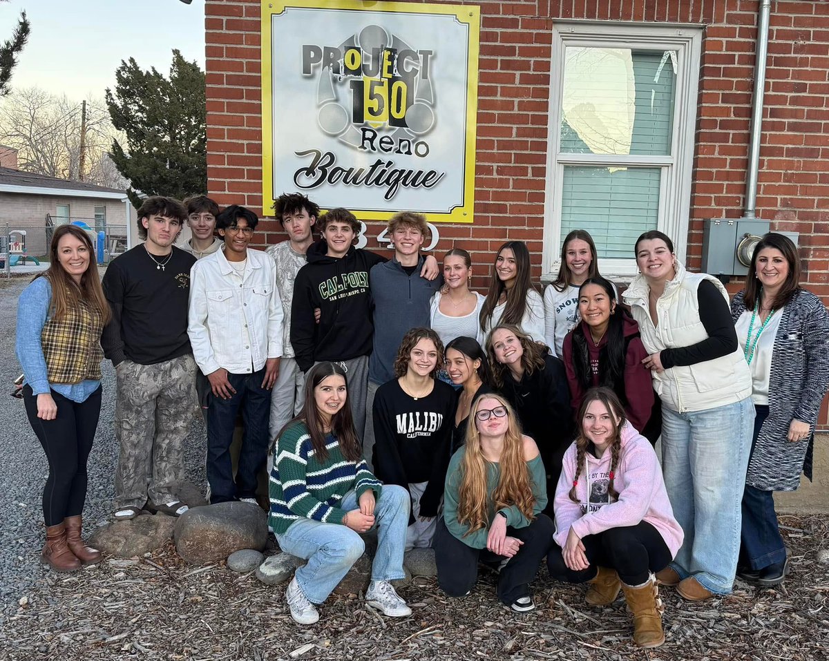 Thank you Sophomore Junior Assembly members from Reno High for your outstanding volunteer service and donations from our wish list. Thank you for taking care of your peers in need!