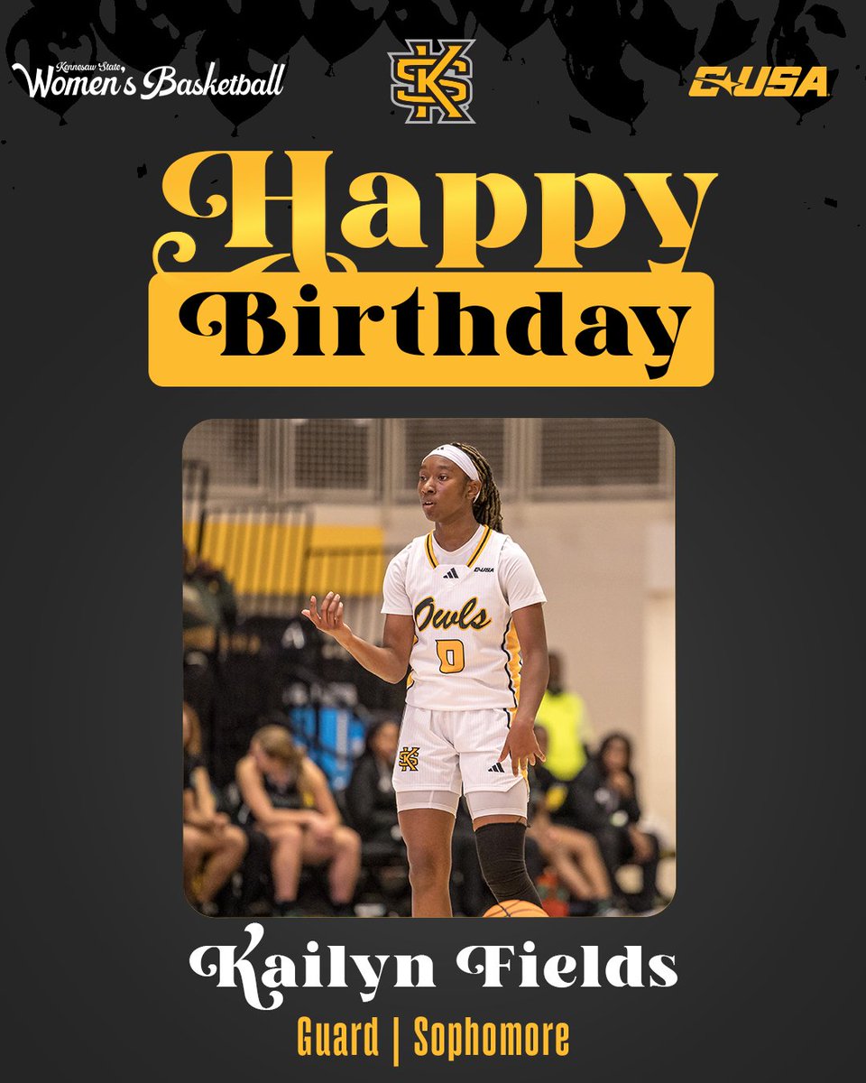 Kennesaw State WBB (@ksuowlswbb) on Twitter photo Owl Nation, join us in wishing <a href="/Kailyn_Fields/">Kailyn Fields</a> a happy birthday! ๐ฅณ
#๐
๐ฅ๐ฒ๐๐ข๐ฅ๐๐ง๐ญ | #๐๐ง๐๐๐๐๐จ๐ซ๐ ๐ฆ๐ Owl Nation, join us in wishing <a href="/Kailyn_Fields/">Kailyn Fields</a> a happy birthday! ๐ฅณ
#๐
๐ฅ๐ฒ๐๐ข๐ฅ๐๐ง๐ญ | #๐๐ง๐๐๐๐๐จ๐ซ๐ ๐ฆ๐