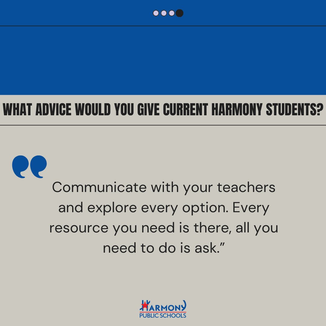 🌟 Meet Suzanne: Her dedication to mentoring has brought her to the calling of teaching!
#HPSAlumniEmployee #HarmonyProud #25YearsOfHPS #HPS25