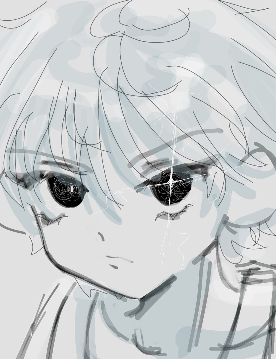 #キルア　#ハンターハンター　#イラスト　#落書き　#絵描きさんと繋がりたい　#友達募集