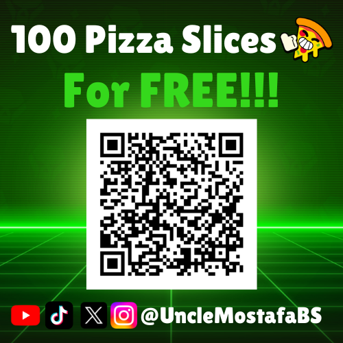 UncleMoGG's tweet photo. 100 FREE Pizza Slices !!!
Link : https://t.co/WA3qkxNpZt
.
.
.
#BrawlStars #ToyStory #GiftedBySupercell https://t.co/NhWvxv6BeZ