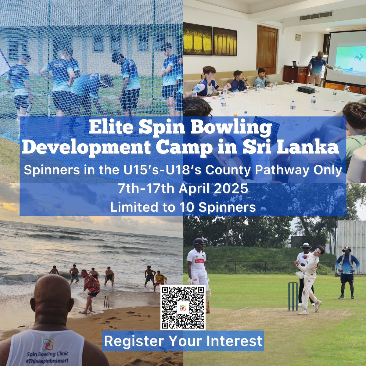 Elite Spin Bowling Development Camp Sri Lanka 2025! 

*Eligibility*

✅ Aged 15-18
✅ In county pathway 
✅ Fully committed 

If you’re interested in join the camp, this one is for you.

Read full story🔗 

spinbowlingclinic.com/coaching-progr…

#thinkspinbesmart #Cricket #englandcricket