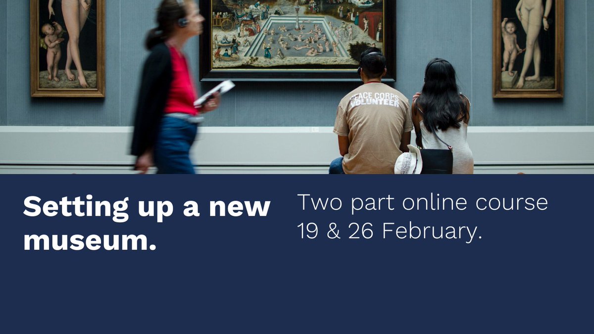 Are you thinking of setting up a new museum, or know someone who is? Our two part online course will guide you through the building blocks that underpin the success of a new museum project. 19 &amp; 26 February. Discounted rate for AIM members: aim-museums.co.uk/events/setting…