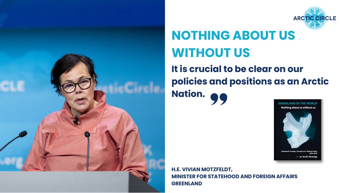 arcticcircleorg's tweet photo. In light of the current news, take a look at #Greenland's #Arctic Strategy mentioned at the #Assembly2024 🇬🇱

READ: https://t.co/P4d3mYbvD0

Want to discuss this at the Assembly? 🤔

SUBMIT SESSION: https://t.co/ZgfhRMYUqt https://t.co/6Z2qnz9O6d