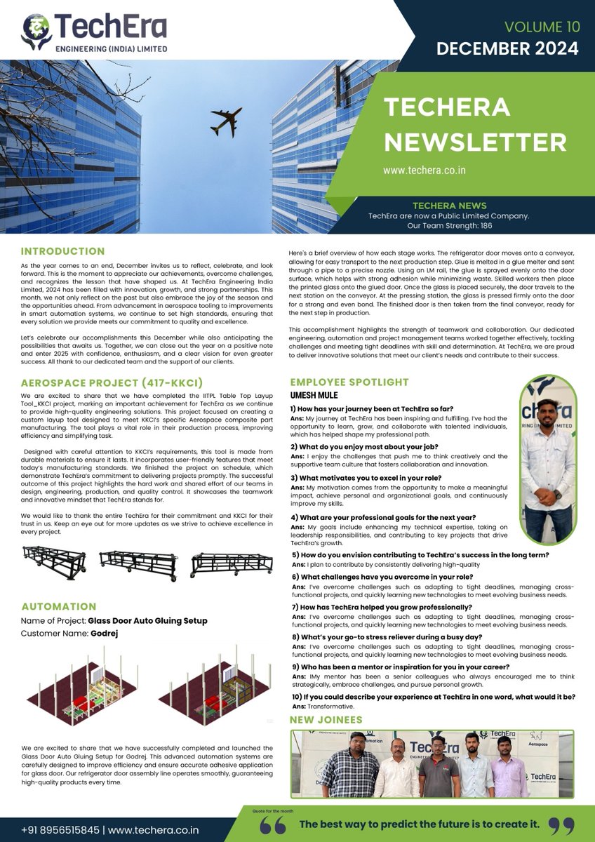 TecheraEngg's tweet image. 𝗧𝗲𝗰𝗵𝗘𝗿𝗮 𝗡𝗲𝘄𝘀𝗹𝗲𝘁𝘁𝗲𝗿 𝗳𝗼𝗿 𝐃𝐞𝐜𝗲𝗺𝗯𝗲𝗿 𝟮𝟬𝟮𝟰

techera.co.in

#techera #techeraengineering #newsletter #collaborateforgrowth #aerospaceindustry #aerospacemanufacturing    #AeroSpace  #aircrafttools