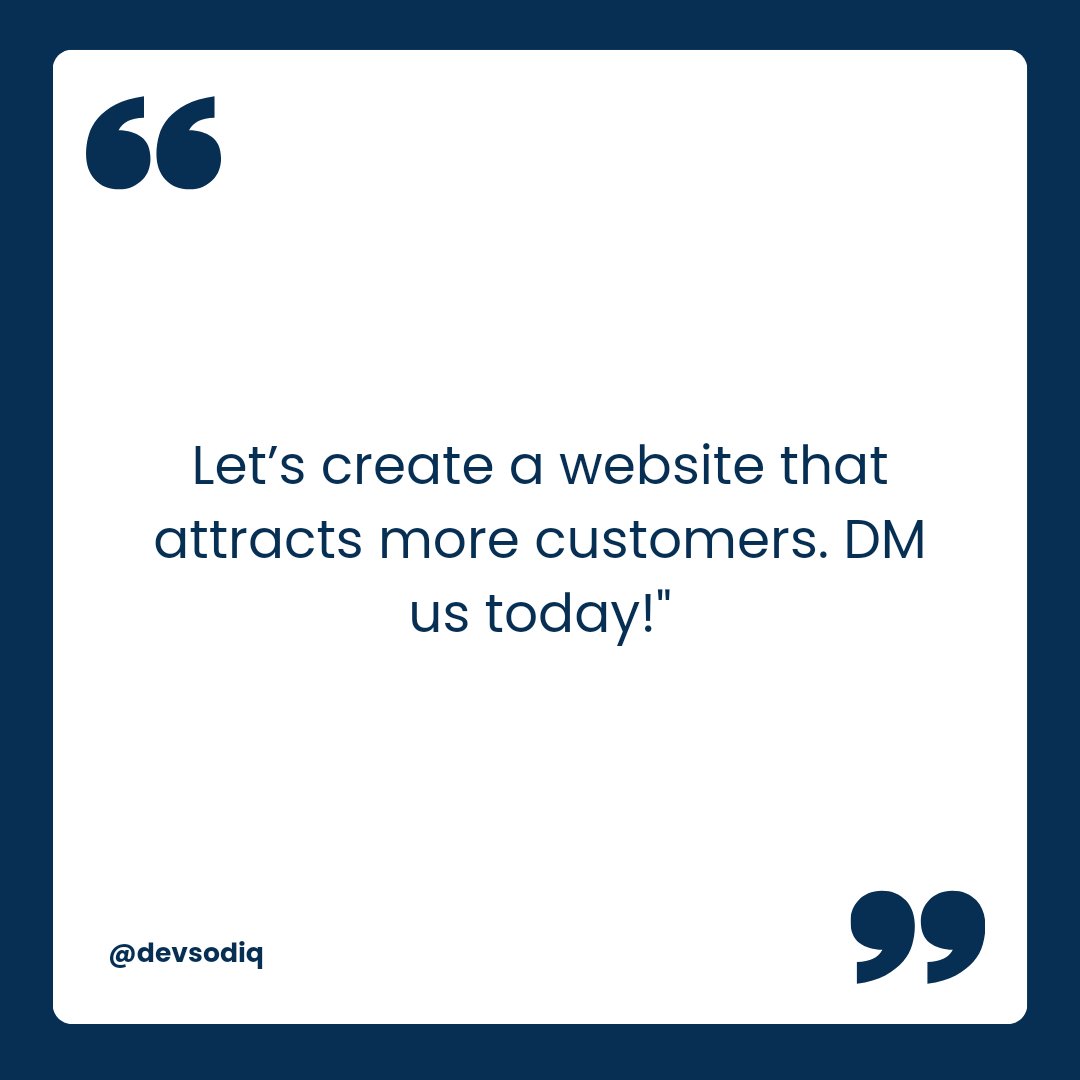 Dev_Sodiq's tweet image. Share your success story

#entrepreneur #websitemarketing #websitedesigntips #websitedesignservices #websitedesignexpert #websitedesign #websitedesigner #localbusiness  #digitalmarketing   #website #SmallBusinessOwners  #websitedesignerinlagos #wordpresswebsitedesigner