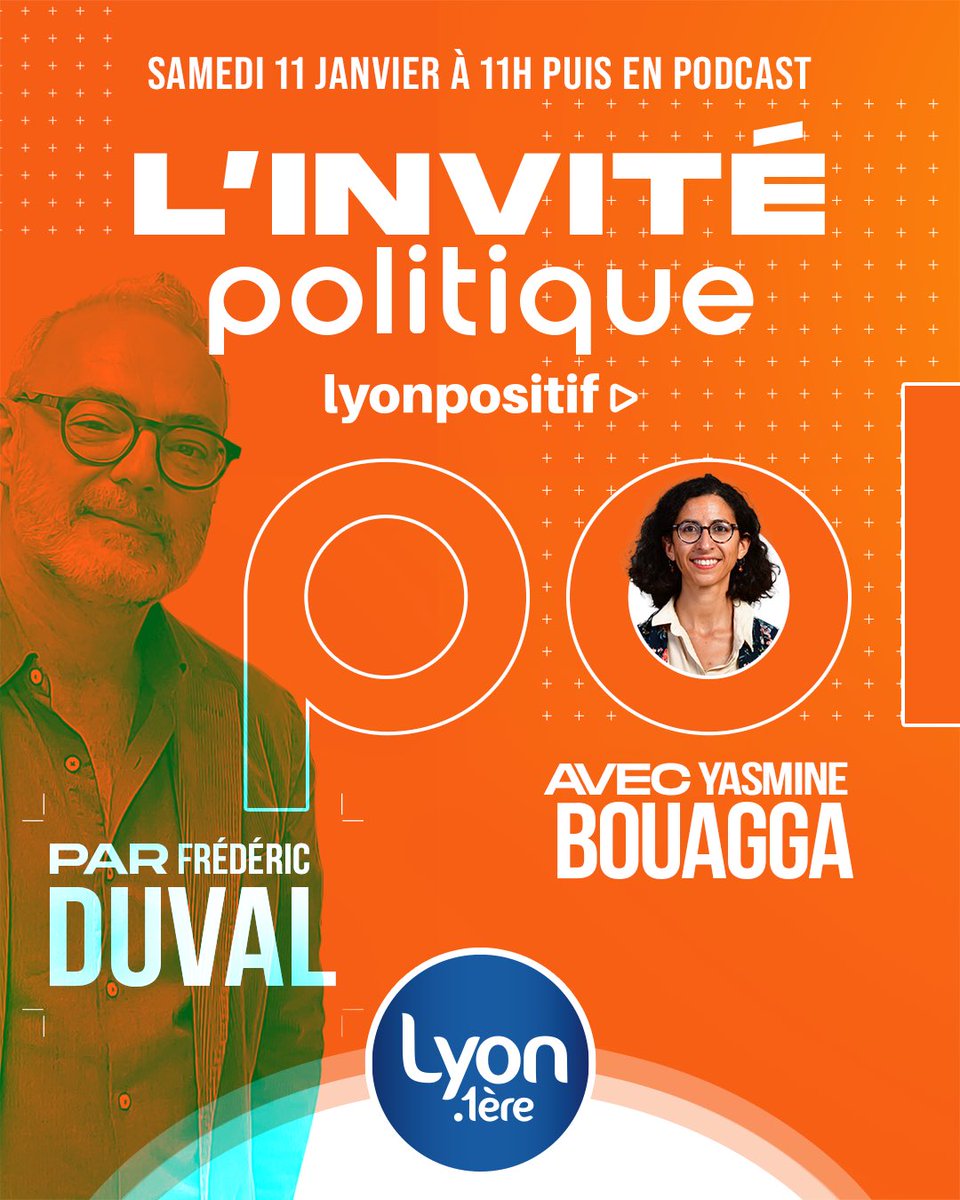 Lyon 1ère (@lyonpremiere) on Twitter photo 🔴🎙La maire écologiste du 1er arrondissement de #Lyon Yasmine Bouagga (<a href="/yasminebouagga/">Yasmine Bouagga</a> ) est notre invitée ce samedi 11 janvier de 11h à 12h 🔴🎙La maire écologiste du 1er arrondissement de #Lyon Yasmine Bouagga (<a href="/yasminebouagga/">Yasmine Bouagga</a> ) est notre invitée ce samedi 11 janvier de 11h à 12h