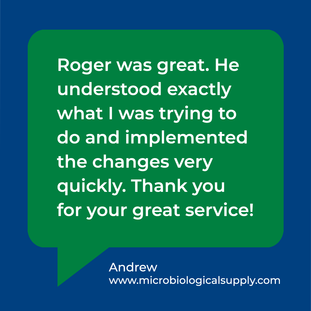 💬 A big thank you to our incredible customers! 💬

At Bluepark, we’re so grateful to work with businesses like Andrew from MicrobiologicalSupply.com. Your trust and feedback inspire us to keep delivering the best tools, support, and guidance to help your online store thrive. 💙