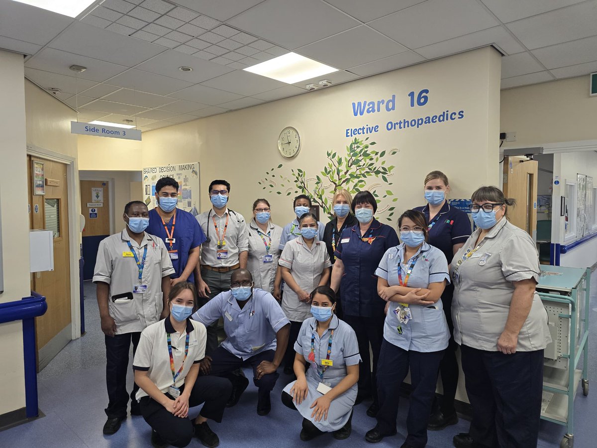 Ward 16 LGH MDT ready to welcome medical patients to our ward on Sunday #teamwork we got this 😃💪🏻 what a team 👏 <a href="/ward16_lgh/">Ward 16 LGH</a> <a href="/AmyTarry91/">Amy Tarry</a>