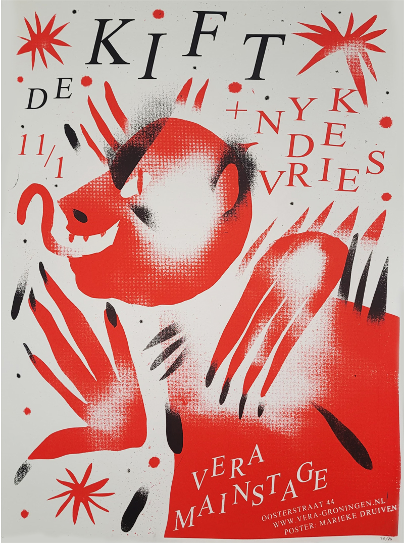 Nykdevries's tweet image. Morgenavond met band, bestaande uit Corneel Canters, Henk Veenstra, Fokke van der Veen en Geart 'Rozijnkonijn' Postma, in @VeraGroningen, met @DeKift. Het optreden is inmiddels uitverkocht. Voor wie erbij is, kom op tijd. We beginnen stipt om 20.30 uur. We hebben er zin in.