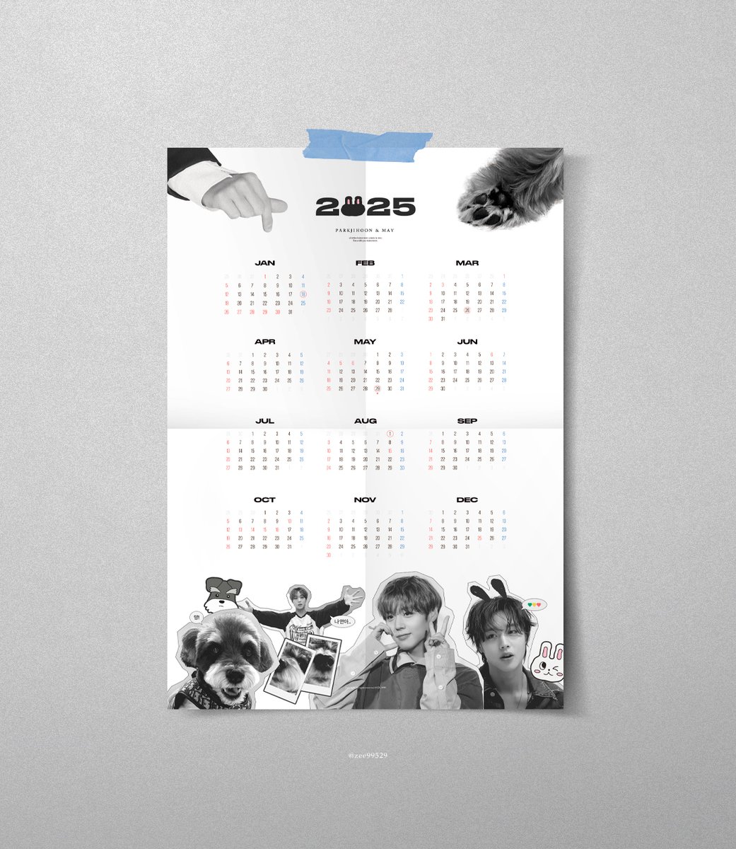 𝟐𝟎𝟐𝟓 #박지훈 연력 (A3 size)

올해도 지훈이와 함께하자는 의미에서 조금 늦었지만 연력을 준비햇읍니다 . . ( ꈍ∇ꈍ) 2025년도 영메맹인거야 ♡

PDF | JPG 다운로드 ▼ 
9999529.tistory.com/47