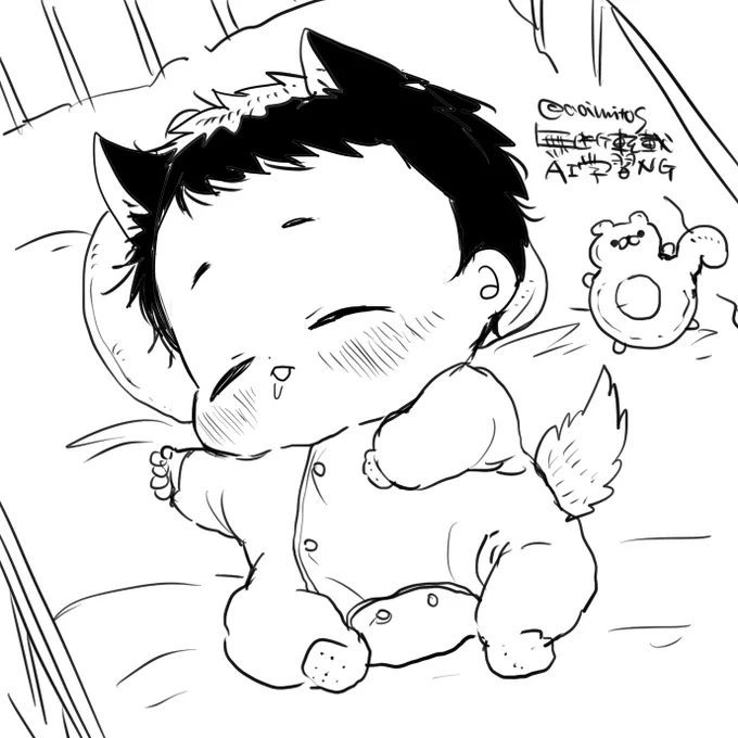 すやすや🐶🍼 