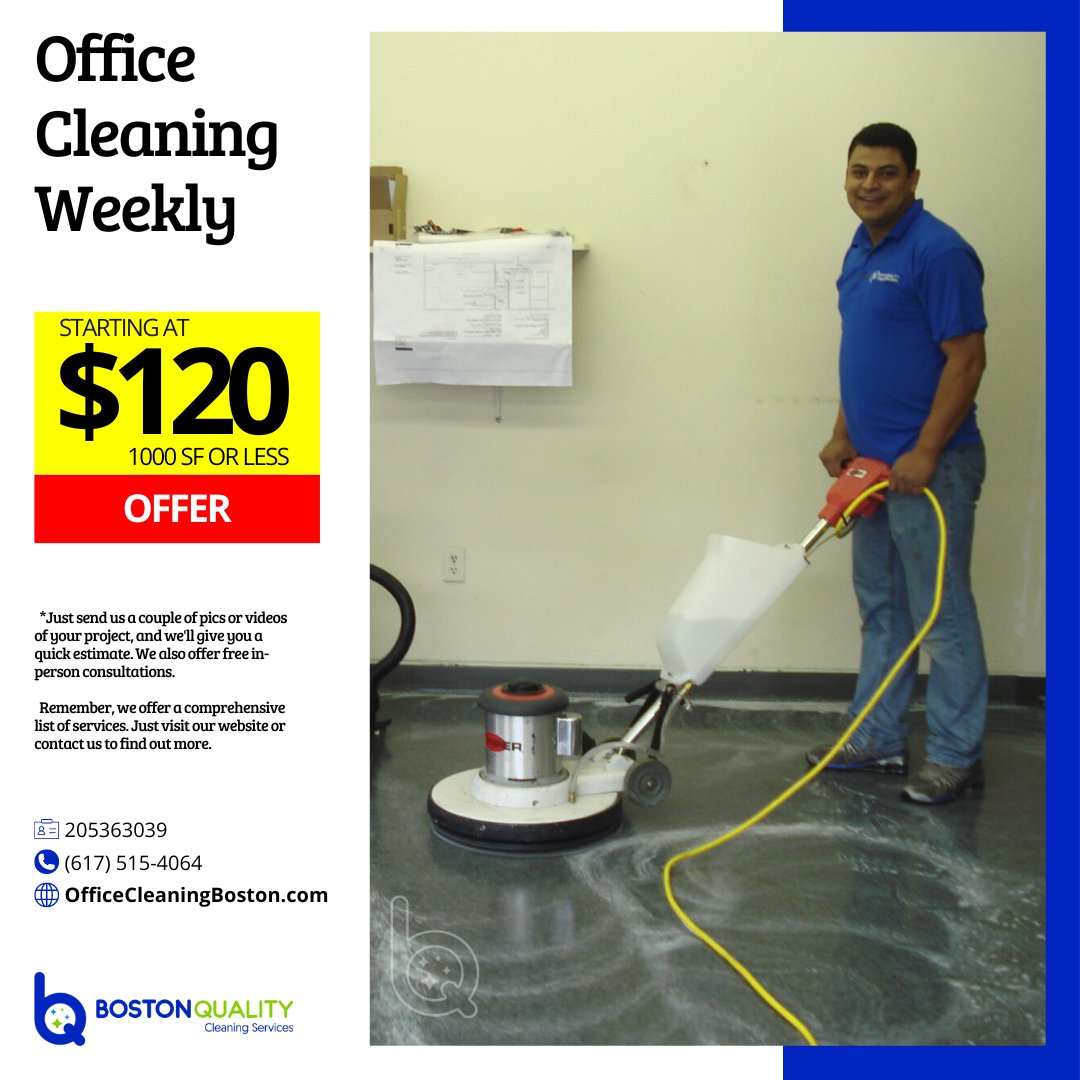 BostonCleaning's tweet image. #BostonCarpetCleaning #CleaningCommercialBoston #CleaningCompanyBoston #CleaningFloorSpecialist #CleaningOfficeBoston #CleaningServiceBoston #CommercialCleaning #FloorCleaning #JanitorialCleaning #NaturalCleaningProduct #OfficeCleaning

linktr.ee/BostonQualityC…