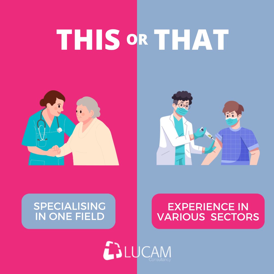 Time to play ‘This or That’! 🤩

When it comes to healthcare careers, you’ve got options!

☝️ Specialising in one field
🖐 Gaining experience across various healthcare sectors

Which one suits you best? Comment below! 🚀

#ThisOrThat #Healthcare #Recruitment