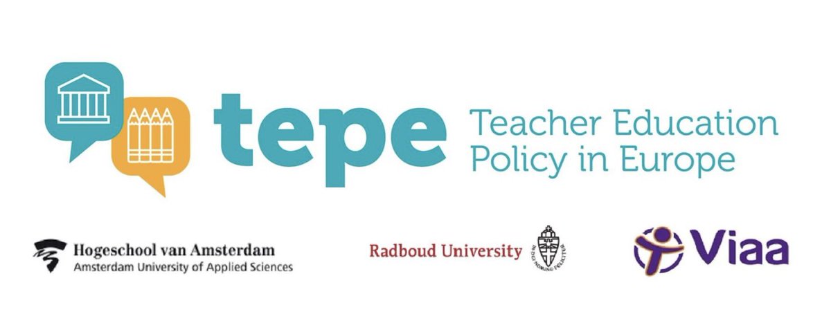 📣 #CfP 
Teacher Education Policy in Europe (TEPE) Conference will be held from the 21-23 May in Zwolle, the Netherlands. 

Theme: Teacher and Teacher Educators as Bridges in Society: The Role of Teacher Education Practice, Research &amp; Policy. More detail: viaa.nl/en/event/tepe-…