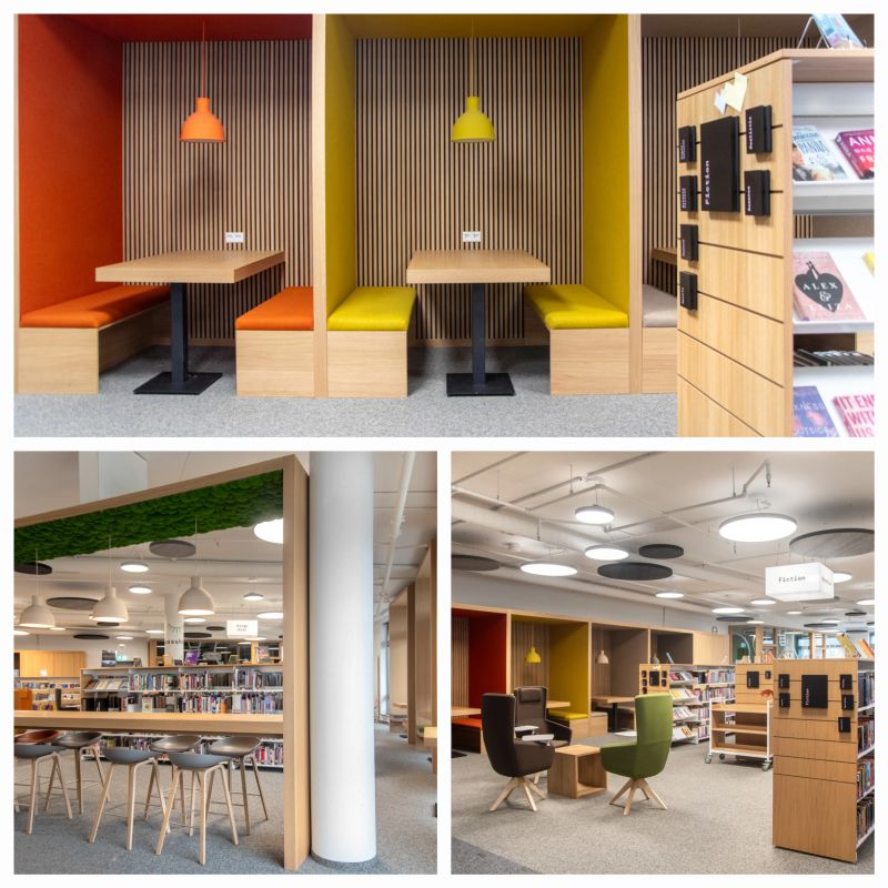designconceptuk's tweet photo. A WELL-DESIGNED SCHOOL LIBRARY DOESN’T JUST SUPPORT LEARNING - IT INSPIRES IT. It's much more than a place for books, it’s a hub for learning, creativity, and connection. It should be the beating heart of the school. #librarydesign #schoollibraries https://t.co/C6AIndZDfM https://t.co/Vwd7MWgAjo