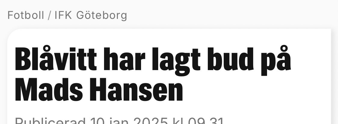 Overraskende mener jeg