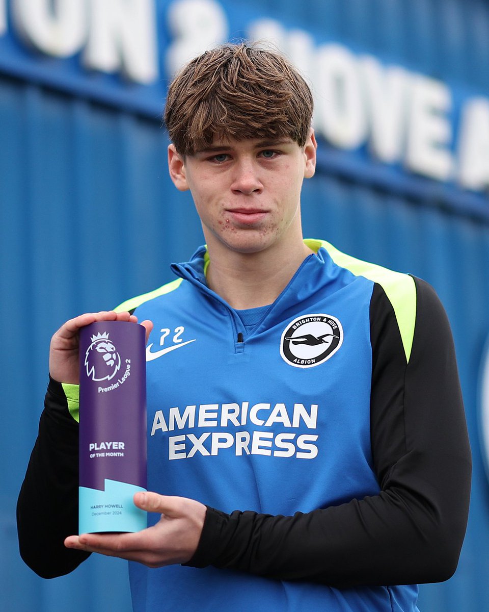 Congratulations to Harry Howell who has won December's #PL2 Player of the Month award! 🏆