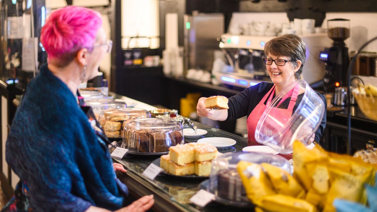 Our cafe is back open today, 10am-3.35pm. Thanks so much for bearing with us while we've been carrying out some essential repairs. Carrot cake and scones are go! 🥮