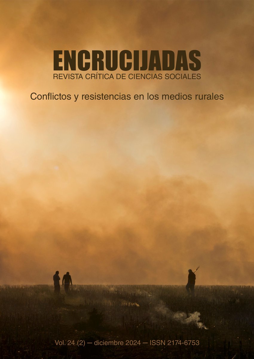 #LecturasfindesemanaASAEE
Nuevo número de la revista Encrucijadas. Revista Crítica de CCSS (vol.24 nº2) en acceso abierto. 
"Conflictos y resistencias en los medios rurales"  coordinado por Héctor Gil y Fruela Fernández 

recyt.fecyt.es/index.php/encr…