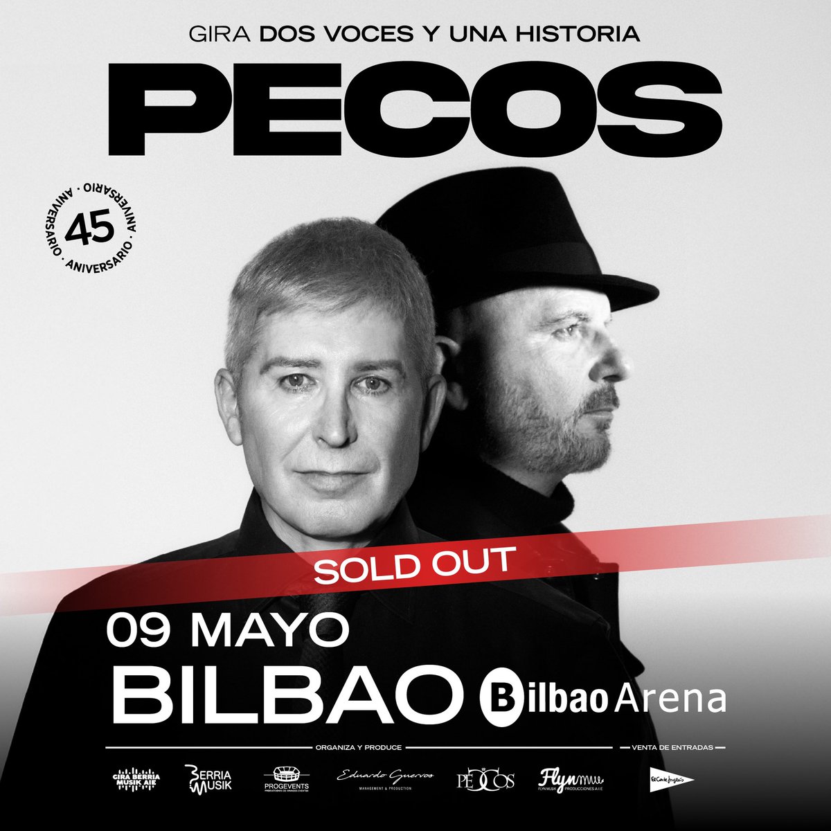 Bilbao🙌🏻🙌🏻 entradas agotadas!!!!💥nos vemos con PECOS el próximo 9 DE MAYO 👏🏻👏🏻👏🏻

ℹ️ consulta las fechas disponibles de la Gira Dos Voces Y Una Historia en la web!!
#Pecos #GiraDosVocesYUnaHistoria