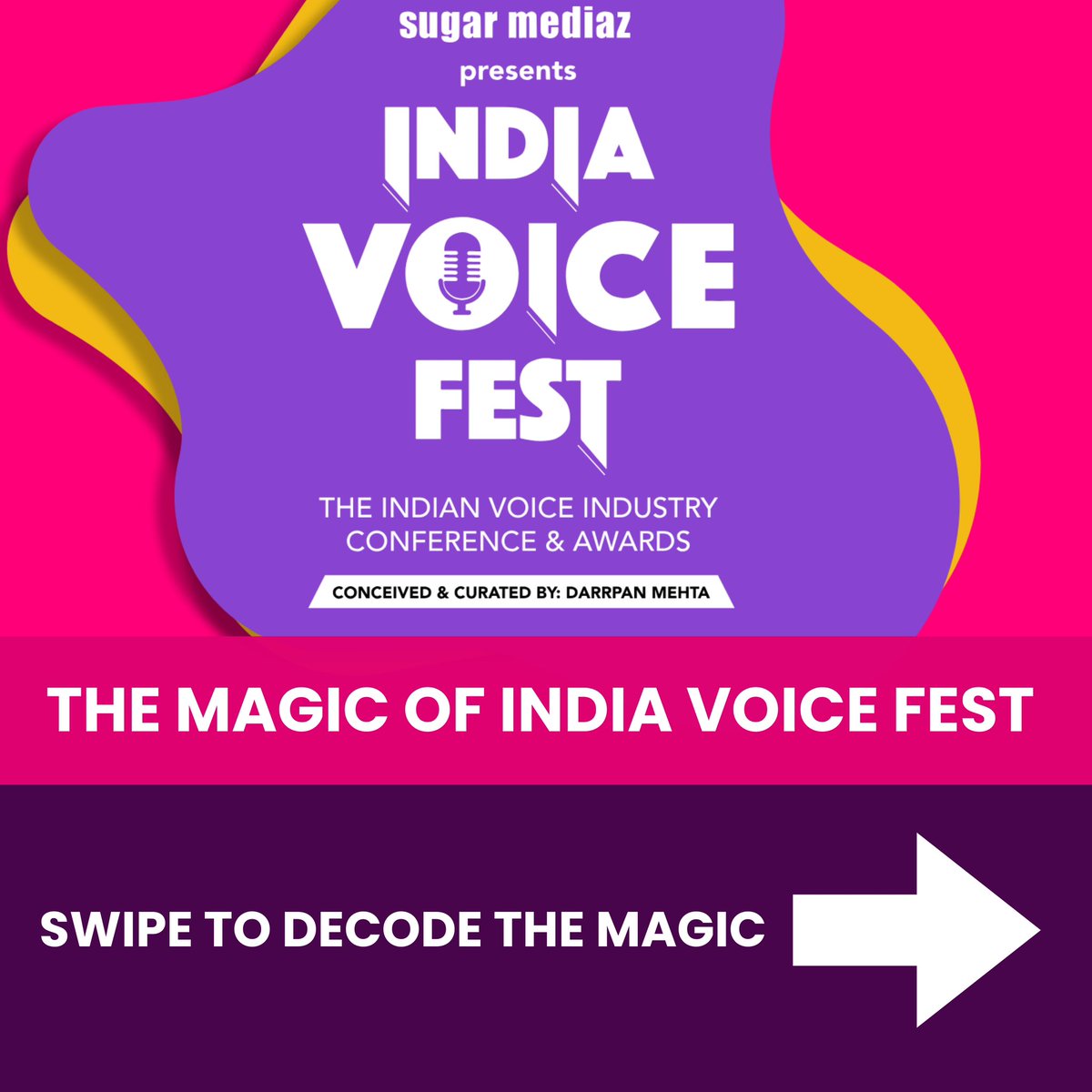 Decoding the magic of India Voice Fest to know what makes it such an iconic event! #indiavoicefest 

Thread

1/6