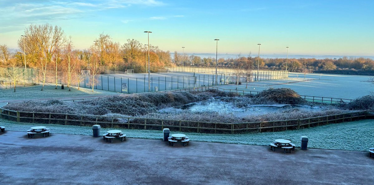 It may be Baltic cold outside, but how beautiful is our school site this morning!?