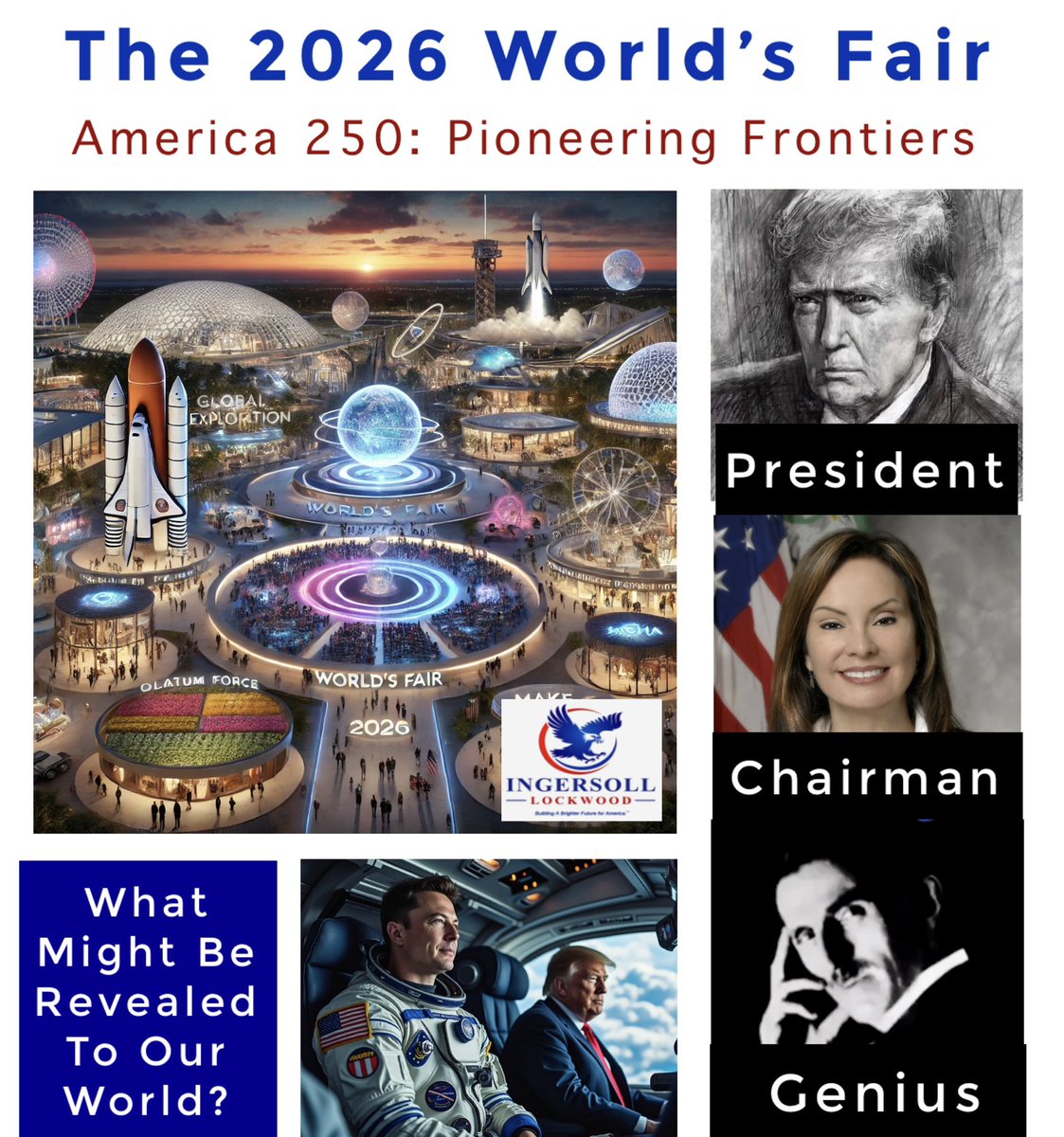 I_Samson_I's tweet image. Looks like those Time Travelers over at Ingersoll Lockwood have something to do with the 2026 World's Fair. Hope this is the technology release we are hoping for.
Ingersoll Lockwood website releases hidden easter egg highlighting the details of the planned 2026 World's Fair…