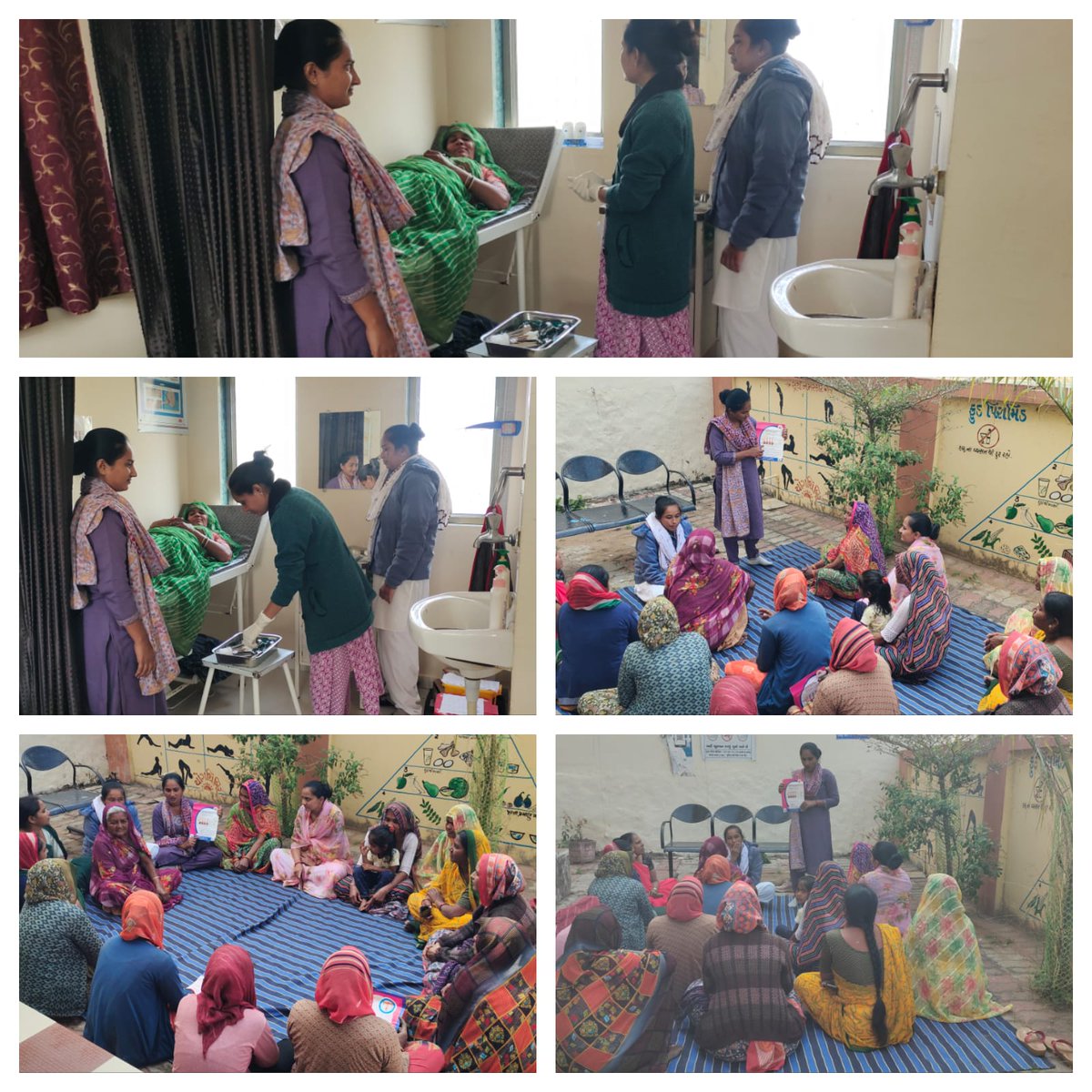 PHC_BAMNA's tweet image. ગર્ભાશયના મુખના કેન્સર અને એનીમિયા અંતર્ગત SBCC પોગ્રામ આયોજન કરવામાં આવ્યું