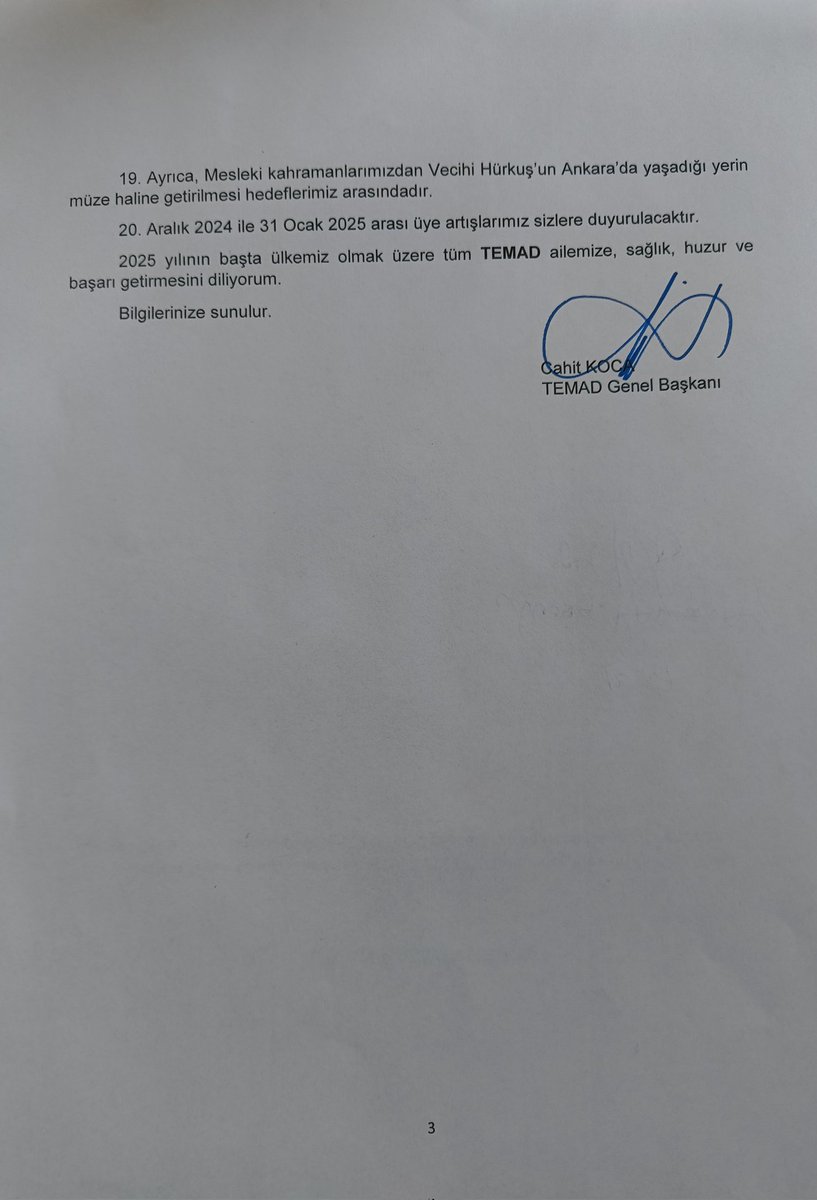 temadankara's tweet photo. TEMAD Türkiye Emekli Astsubaylar Derneği Genel Başkanlığı'nın 07 Aralık 2024- 09 Ocak 2025 tarihleri arasında yapılan , planlanan faaliyetleri ile ilgili bilgilendirme notu yayınlanmıştır https://t.co/wDhtwCZctK