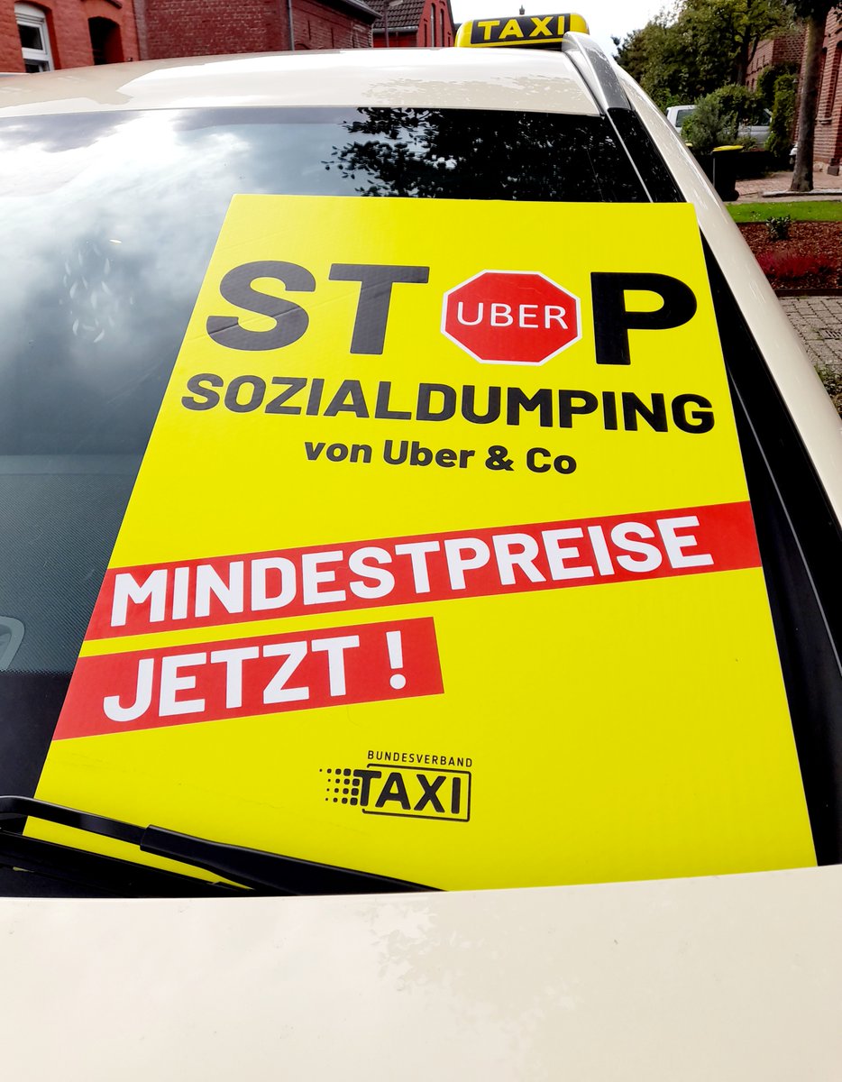 BVTMeV's tweet photo. Urteil liegt vor: Mindestpreise für Fahrdienste sind zulässig 👋👋👋
https://t.co/B2oTnmLc5W
#taxipolitik #taxi #taxiprotest #mindestpreise #mietwagen #uberarmut #uber #dumpingwettbewerb #pbeg #ÖPNV #daseinsvorsorge https://t.co/OE0qrs5h6h